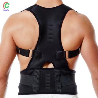 Corrector de postura de terapia magnética loca ajustable/soporte de espalda para hombros