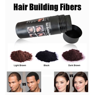 【BN】15g Hair Building Fiber Quick Effect Natural Ingredients Synthetic Hair Growth Refill Thickening Powder for Unisex