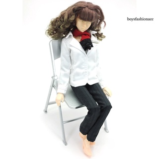 Bbe - 1/6 casa de muñecas Mini lindo colorido silla plegable modelo de juguete adorno decorativo (5)