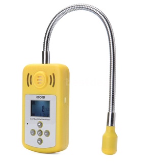profesional detector de gas combustible portátil localización de fugas de gas determinar probador con pantalla lcd y alarma de luz de sonido