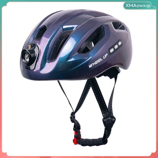 casco de ciclismo ultraligero con luz led de carretera mtb casco de bicicleta