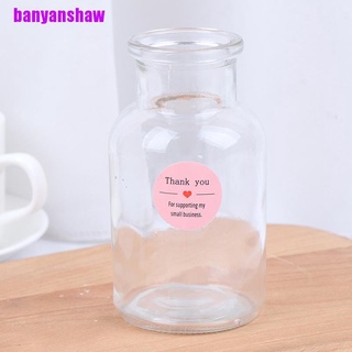 banyanshaw - pegatinas de papel rosa para agradecimiento (500 unidades)