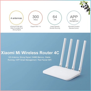 Durable Original para Xiaomi Mi 4c Router inalámbrico 2.4ghz 300mbps cuatro antenas
