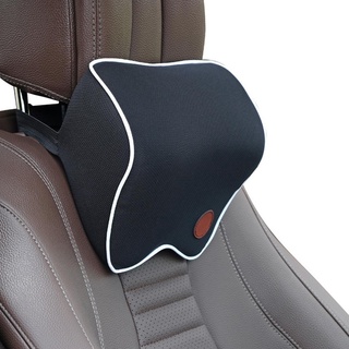 Almohada de coche asiento de coche reposacabezas coche cuello almohadas relleno de espuma de memoria Auto coche cabeza de fibra almohadilla D1B4
