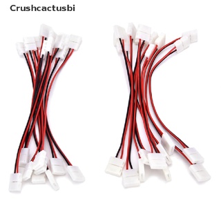 [crushcactusbi] 10 unids/set cable 2 pines led tira conector 3528/5050 adaptador de un solo color venta caliente (4)