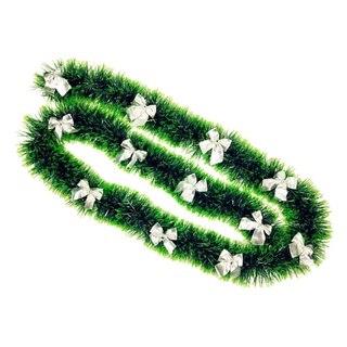 guirnalda de navidad fiesta árbol de pino verde cinta adorno de navidad decoraciones-01