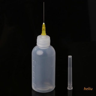 heliu 50ml Dispenser Bottle for Rosin Solder Soldering Liquid Flux with 1 Needle