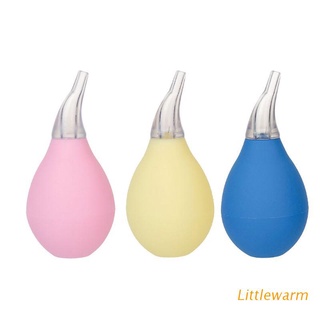 LIT 3PCS Nasal Aspirator Snot Sucker Clear Nasal Mucus Remover Baby Suction Nose Cleaner Reusable
