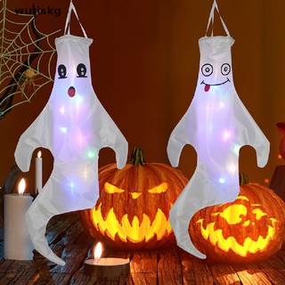 wutiskg halloween fantasma windsock luz led colgante fantasma fantasma flagprops decoraciones co