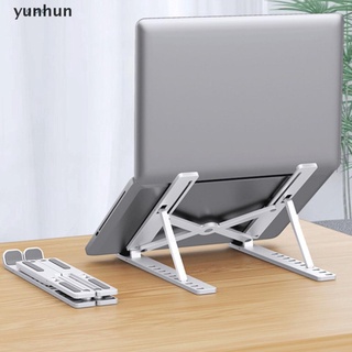 yunhun soporte portátil portátil plegable aleación de aluminio para notebook tablet stand.