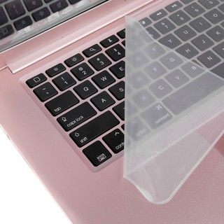 Cubierta de teclado Universal Protector impermeable de la piel teclado transparente película protectora de silicona 14" portátil portátil PC ordenador