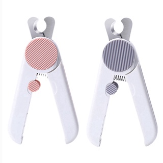 Hequ LED Pet Nail Clipper Dog Cat Toes Claw Magnifier Trimmer Grinder Cutter Grooming Tool Scissor Light (6)