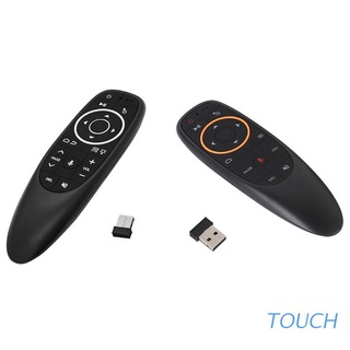 Control De Voz táctil 2.4GHz inalámbrico IR Remoto Air Mouse aprendizaje compatible con Android TV Box