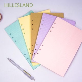 HILLESLAND School Supplies Paper Refill Weekly Binder Inside Page Notebook Paper Monthly Purple Daily Planner 40 Sheets Agenda A5 A6 Loose Leaf Paper Refill