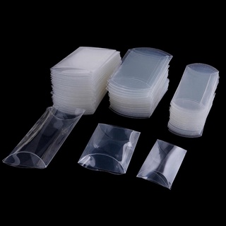 Stro 50pcs forma de almohada transparente PVC caja de caramelos caja de embalaje de boda fiesta favor MY