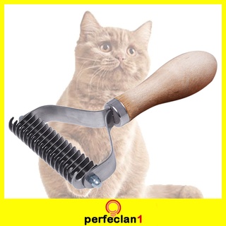 [caliente!] Cepillo de aseo para mascotas, peine seguro, rastrillo para el pelo