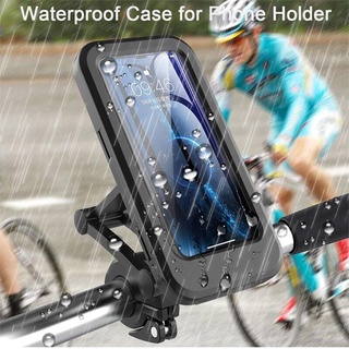 soporte para teléfono a prueba de lluvia, soporte para teléfono de bicicleta, manillar de bicicleta, soporte para teléfono celular, universal, impermeable (1)