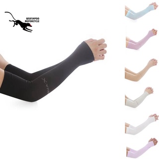 1 par de mangas Uni UV de protección para el brazo para correr, ciclismo, (negro)