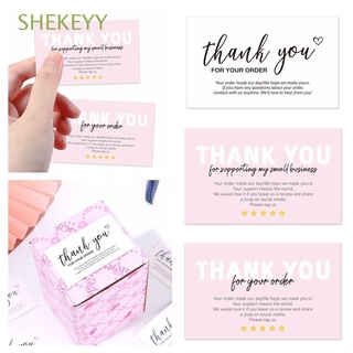 SHEKEYY 30PCS/Pack Gift Appreciate Card Craft Package Inserts Thank You For Your Order Small Shop Online Retails Thanks Labels 2.1x3.5 Inch Supporting Small Businesses