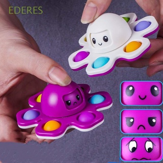 ederes para niños fidget juguete autismo alivio del estrés juguetes de ventilación spinning top juguetes pulpo cambio caras dedos sensorial silicona anti estrés interactivo flip push pop burbuja