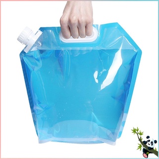Portable Folding Collapsible Handheld 5/10 Liter Outdoor Drinking Water Camping Container Bucket Water Bag