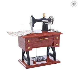 Gd Treadle tipo máquina de coser caja de música antiguo Musical juguetes educativos decoración del hogar accesorios de moda (1)