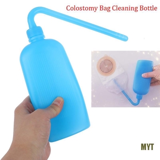 [Tya] Bolsa De 300 ml Para limpieza De colosmía/botella De plástico lavable/Bolsa Ostomia M (1)
