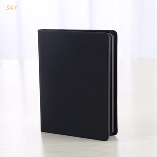 SAY All Black Paper Blank Inner Page Portable Small Pocket Notebook Sketchbook