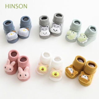 HINSON 1-3 Years old Newborn Floor Socks Infant Non-Slip Sole Baby Socks Keep Warm Stereo Doll Children Toddler Soft Thick Cartoon/Multicolor