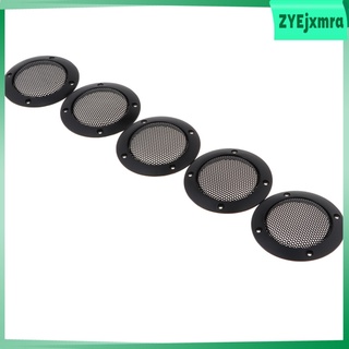MagiDeal 5 Pack Speaker Decorative Round Subwoofer Mesh Grill Cover Guard 5\\\" .