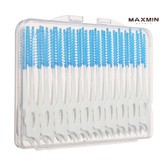 maxmin 40Pcs Oral Teeth Care Interdental Floss Brush Clean Dental Cleaning Useful Tool