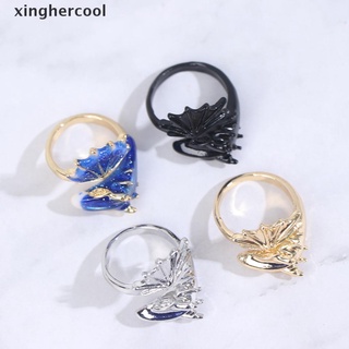 【xinghercool】 1pc Creative Dragon Rings Women Knight Dragon Lucky-Finger Pets Litter Ring Hot