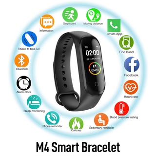 M4 Smart Band pulsera presión arterial/Monitor de frecuencia cardíaca/podómetro pulsera deportiva salud Fitness pulsera envío en 24 horas