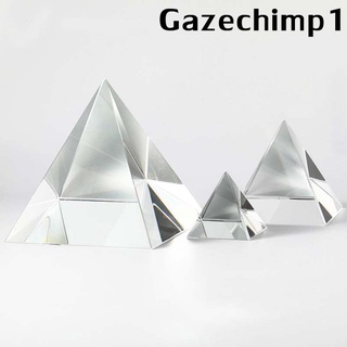 [GAZECHIMP1] 50 mm pirámide de cristal prisma cuadrangular artesanía estatua óptica DIY ciencia