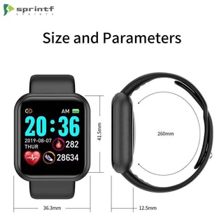 Reloj inteligente Y68 D20 con Bluetooth USB con Monitor cardiaco Smartwatch (6)