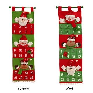 adornos navideños de lana cepillado/calendario familiar de navidad (4)