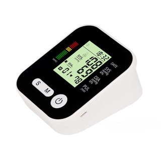 !auto digital brazo usb premium monitor de presión arterial lcd hogar dispositivo de prueba de frecuencia cardíaca medidor esfigmomanómetro (6)