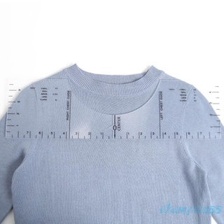 Camiseta acrílica guía de alineación regla de acolchado plantilla medidor de medida (S) (3)
