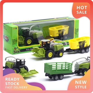 yx-mo 1/55 diecast farm truck tractor fricción modelo de coche niños juguete educativo regalo