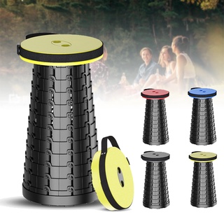 Portable Telescoping Stool Lightweight Waterproof Non-slip Small Seat for Outdoor Camping Fishing Picnic