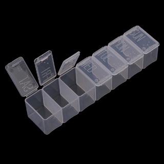 [firstmeethb] 7 días tablet pill box titular semanal medicina organizador de almacenamiento contenedor caso caliente