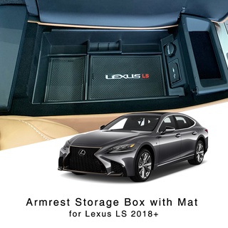 Para Lexus LS XF50 2018 2019 reposabrazos caja de almacenamiento Interior organizador central consola guante titular bandeja