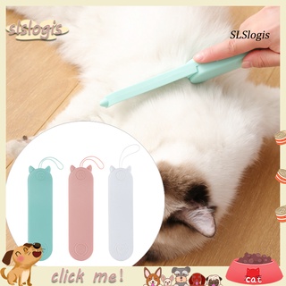 SG_ Dog Cat Grooming Cleaning Slicker Brush Shedding Pet Hair Removal Comb Cleaner