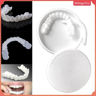 snap inferior dientes falsos carillas dentales falsas cubierta de dientes blanco
