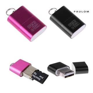 [Paulom] Useful Mini USB 2.0 Micro SD TF T-Flash Memory Card Reader Adapter Up to 480Mbps