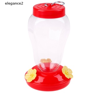 [elegance2] botella de colibrí de alimentación de campo jardín al aire libre flor de plástico hierro gancho alimentador [elegance2]