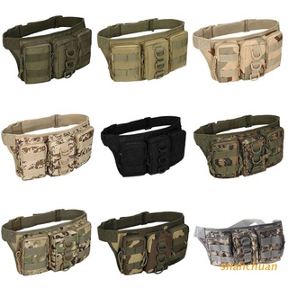 shan al aire libre utilidad táctica cintura pack bolsa militar camping senderismo bolsa de cinturón bolsas