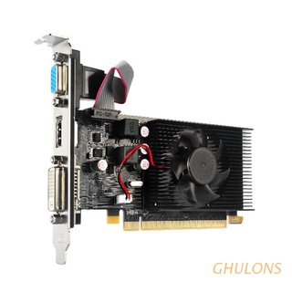 GHULONS Para HD7450 2GB GDDR3 Tarjeta Gráfica Discreta compatible Con HDMI/DVI Interfaz PCIE