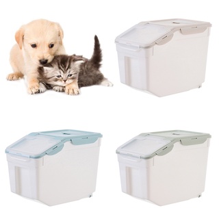 [xf] recipiente sellado para mascotas, perros, gatos, recipiente sellado, a prueba de humedad, cubo de almacenamiento