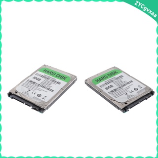 2 paquetes de 2.5 pulgadas SATA portátil disco duro interno 80GB 5400RPM 8M caché